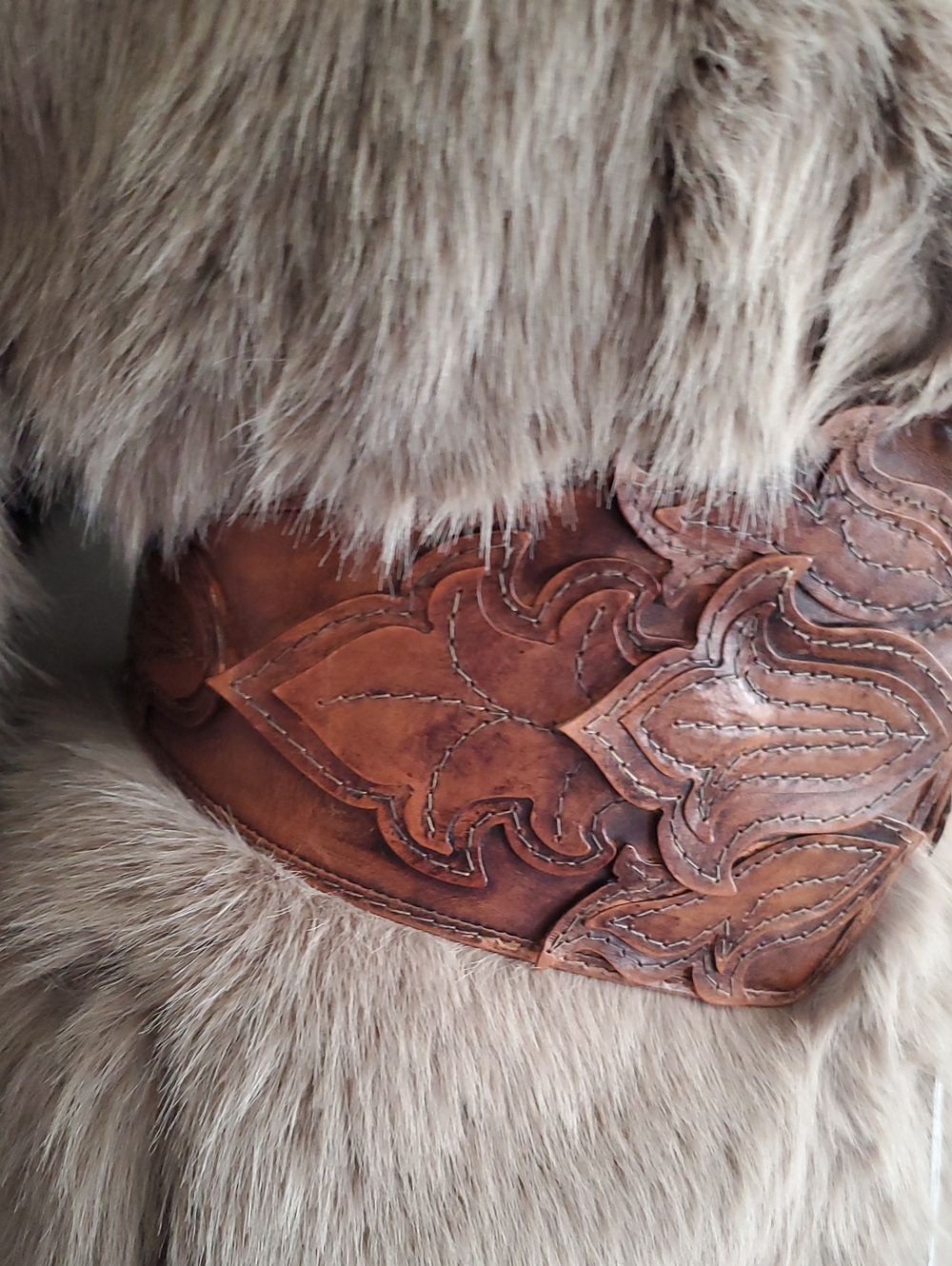 NWT Roberto Cavalli Layered Leather Western Chic Corset Belt - Picture 12 of 13